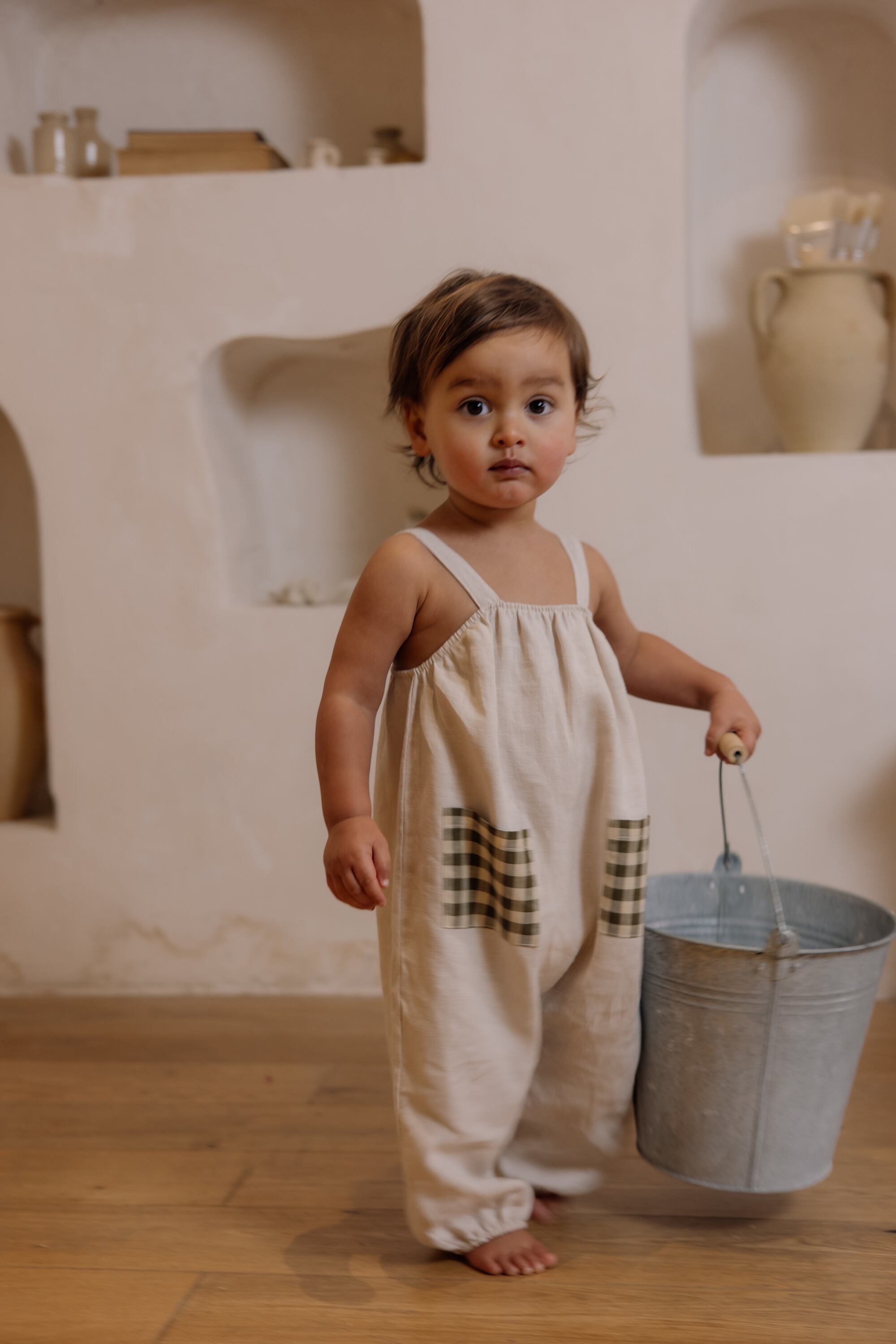 organic zoo Ceramic White Artisan Jumpsuit | RESONASON