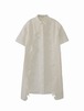 Layered shirt dress / white / S15DR01 