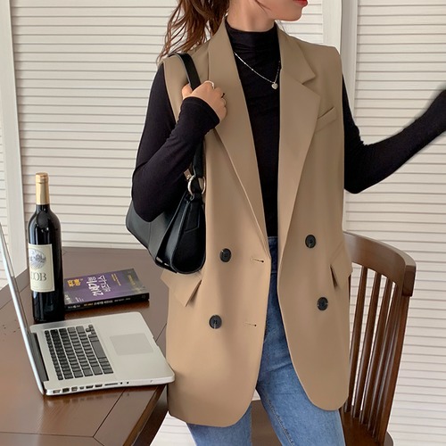 トレンチ　ベスト　２color