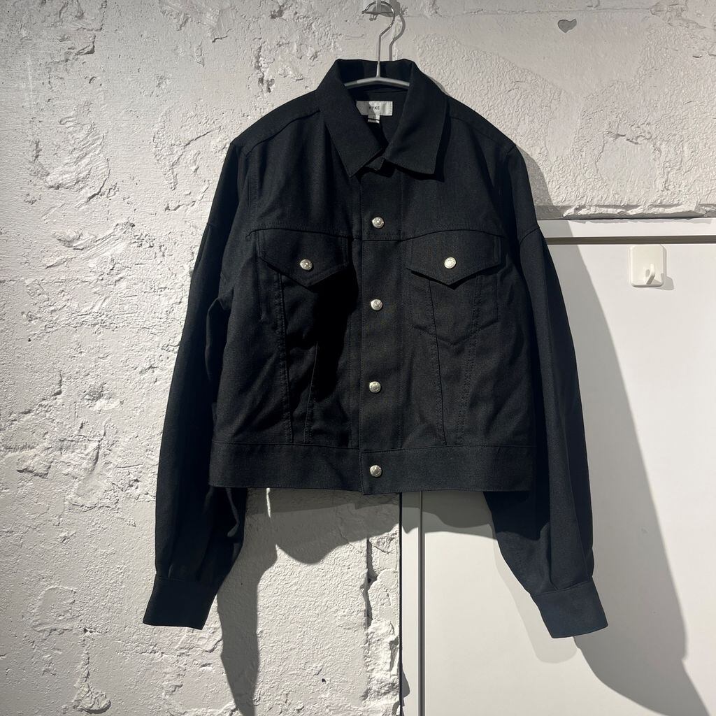 HYKE ハイク 26SS OXFORD BALLOON SLEEVE JACKET TYPE3 バルーン