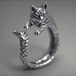 【予約】cat silver ring