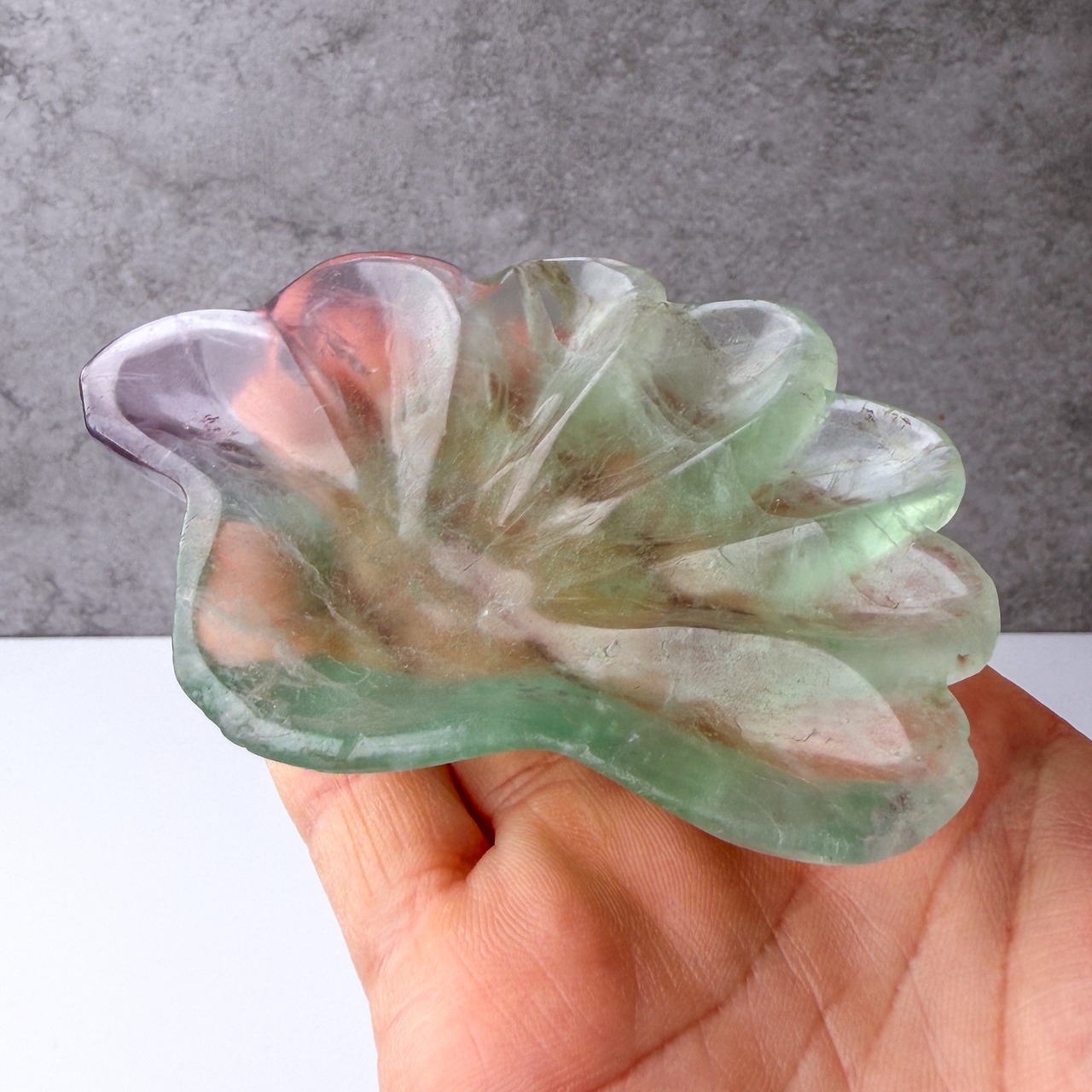 フローライト シェル プレート ＊ Fluorite ＊ 天然石