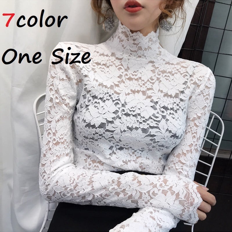 レース編みプルオーバー レディース トップス レース 総レース タートルネック プルオーバー 長袖 ハイネック レギュラー丈 カジュアルスタイル シンプル きれいめ 上品 エレガント オフィス ビジネスシーン OL 日常 デイリー 普段着 普段使い 重ね着 レイヤード ホワイト ブラック グリーン ピンク レッド ワンサイズ お洒落 おしゃれ オシャレ ハイセンス トレンドアイテム 大人 コーディネート コーデ 韓国 韓国ファッション オルチャン お取り寄せ 送料無料