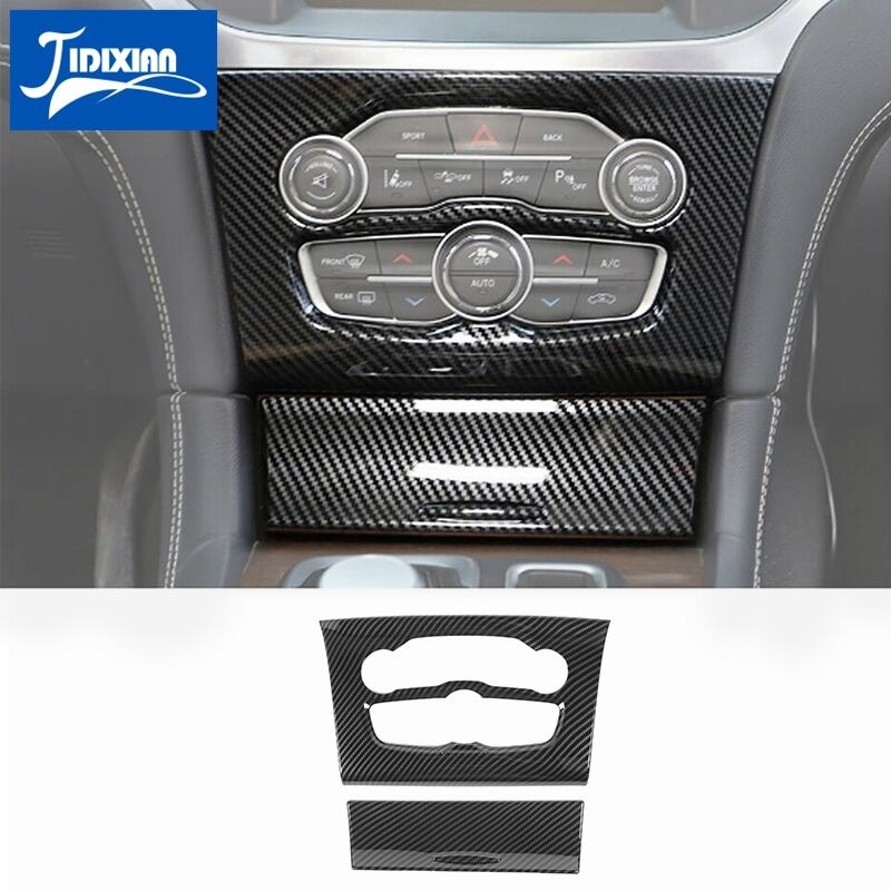 カーギアシフトフロントストレージコンパートメントエアコンコントロールパネルクライスラー300C 20112022アクセサリー装飾カバー