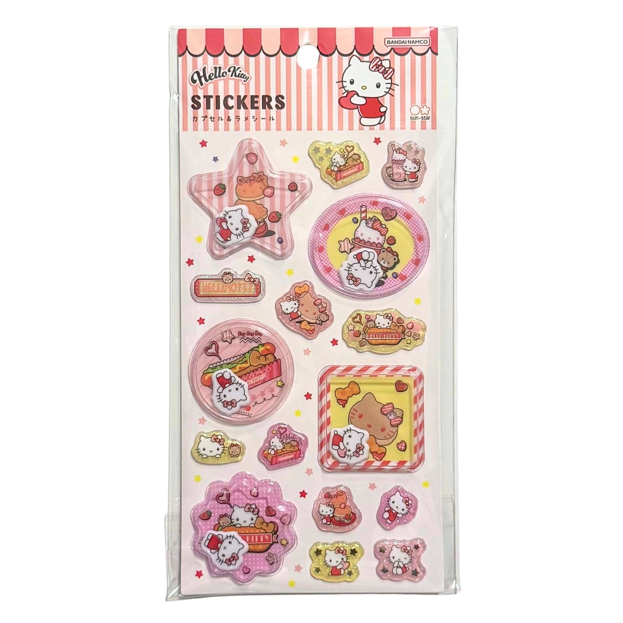 サンリオ　カプセル＆ラメシール　ハローキティ - 1