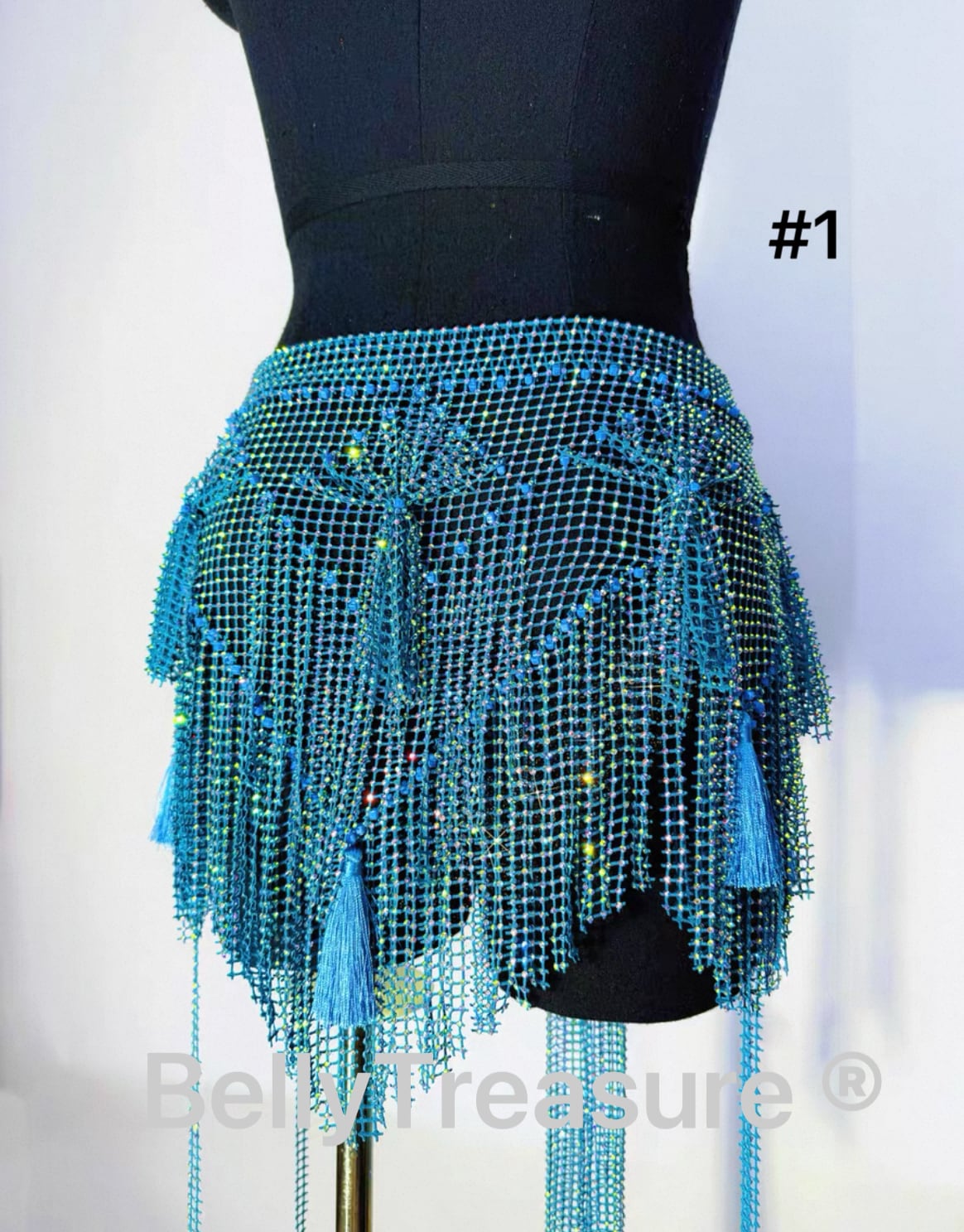 ベリーダンス ヒップスカーフ 3カラー QCZW TJ019 202308 | Belly