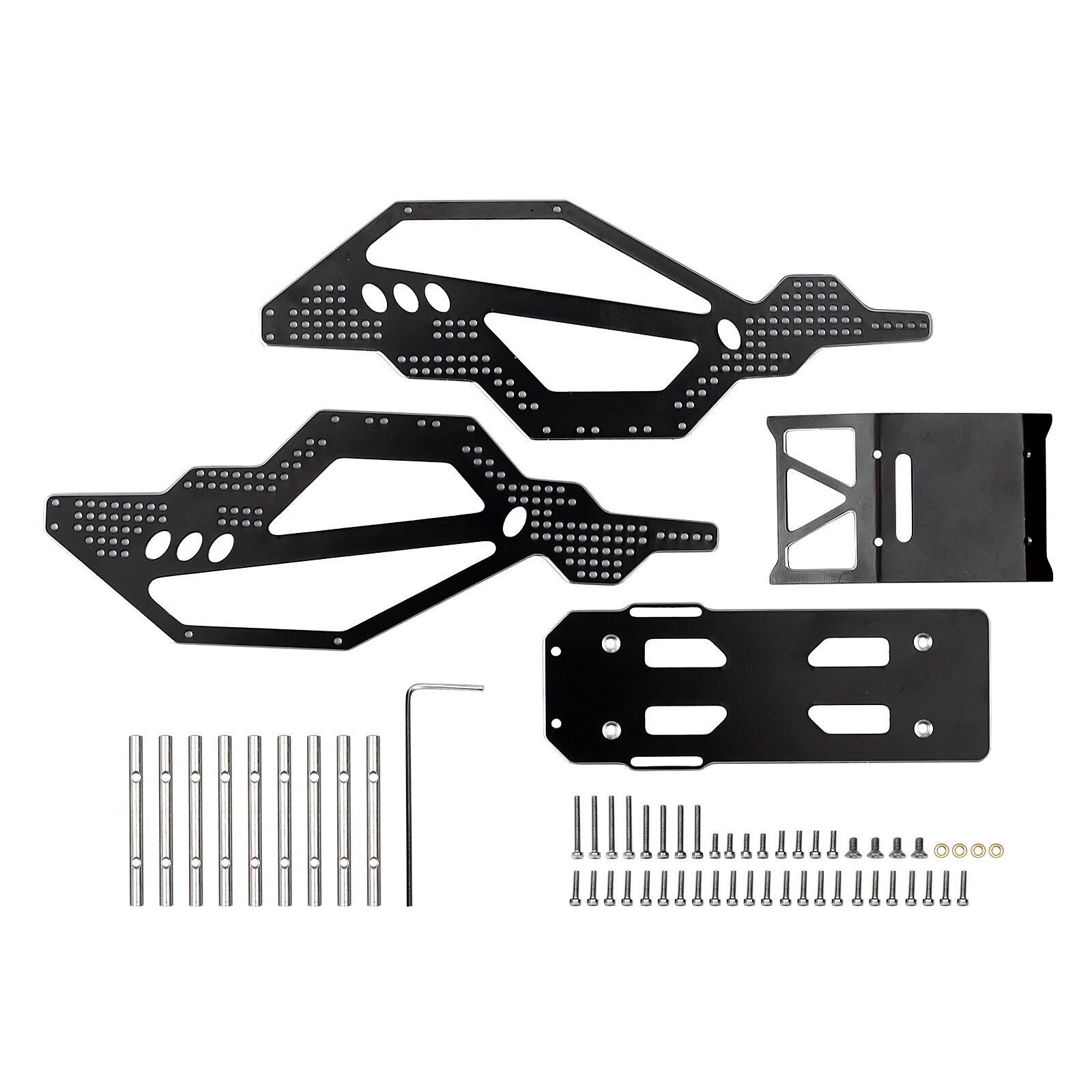 INJORA ロックバギーシャーシ 1/24クローラー アキシャル SCX24系 組み立てキット: INJORA メタル ロック バギー ロール ケージ ボディ