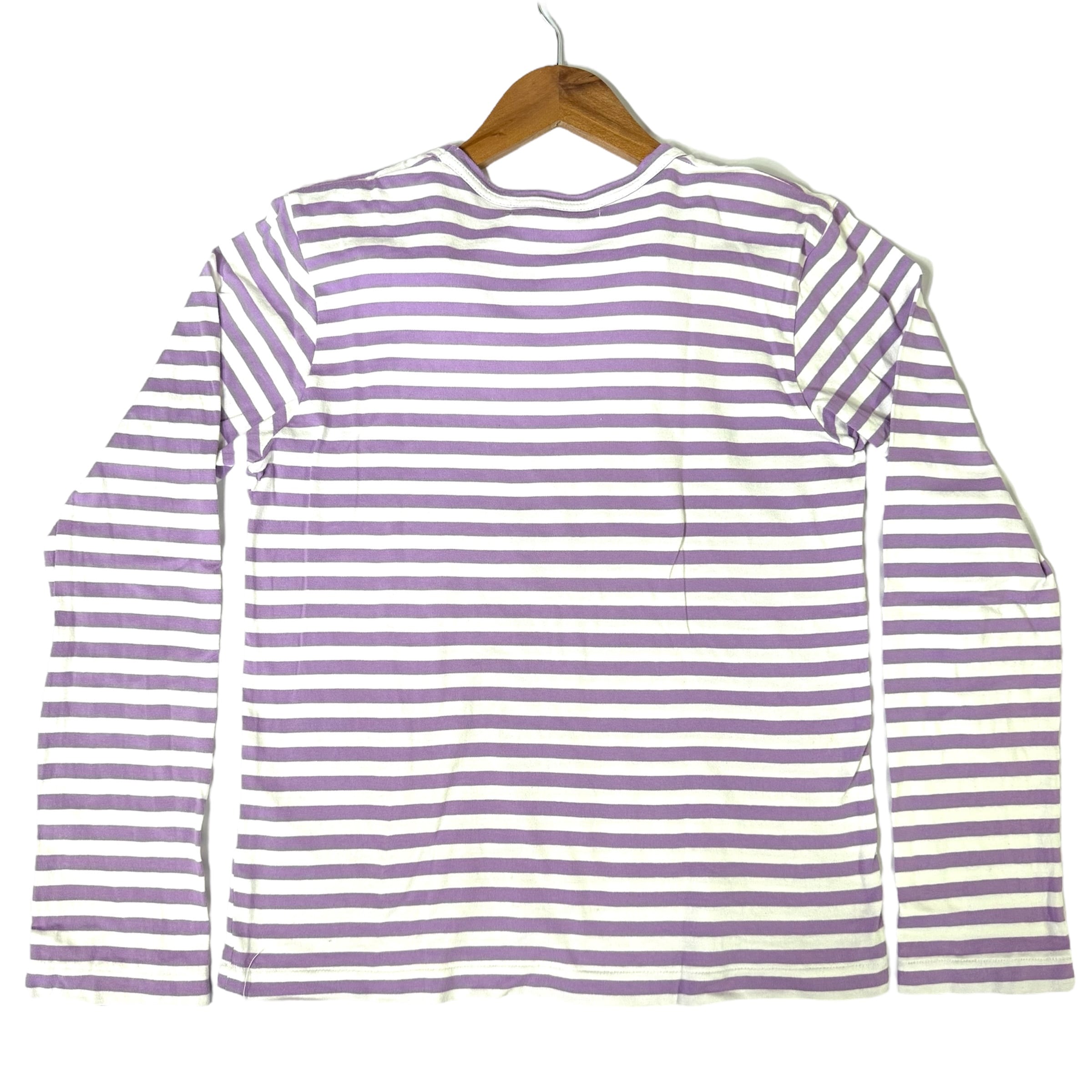コム デ ギャルソン プレイ ストライプ クルーネック ロンt Comme des Garcons PLAY Long Sleeve T-Shirts Stripe