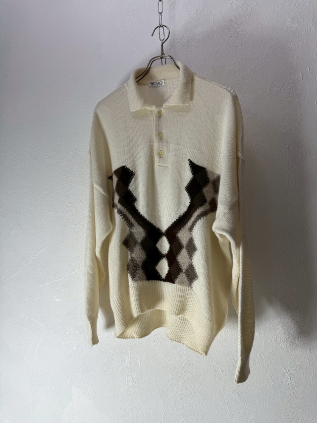 80’s ITALY made mohair blend art knit