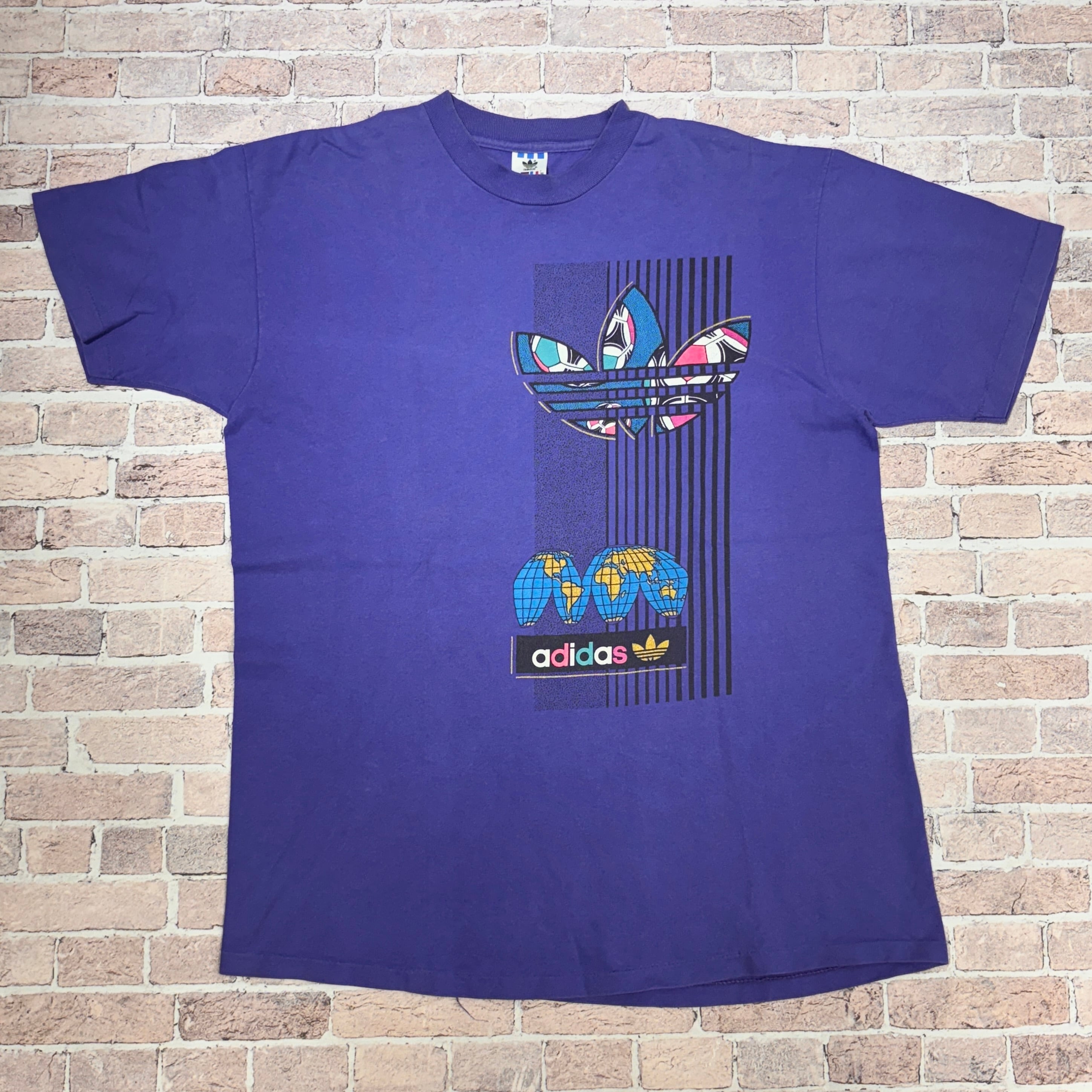 1990s adidas T-SHIRT PURPLE | safarionline