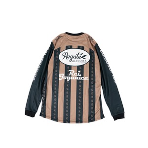 REGA STRIPE PRA-SHIRT(GOLD)/レガストライプシャツ(ゴールド)