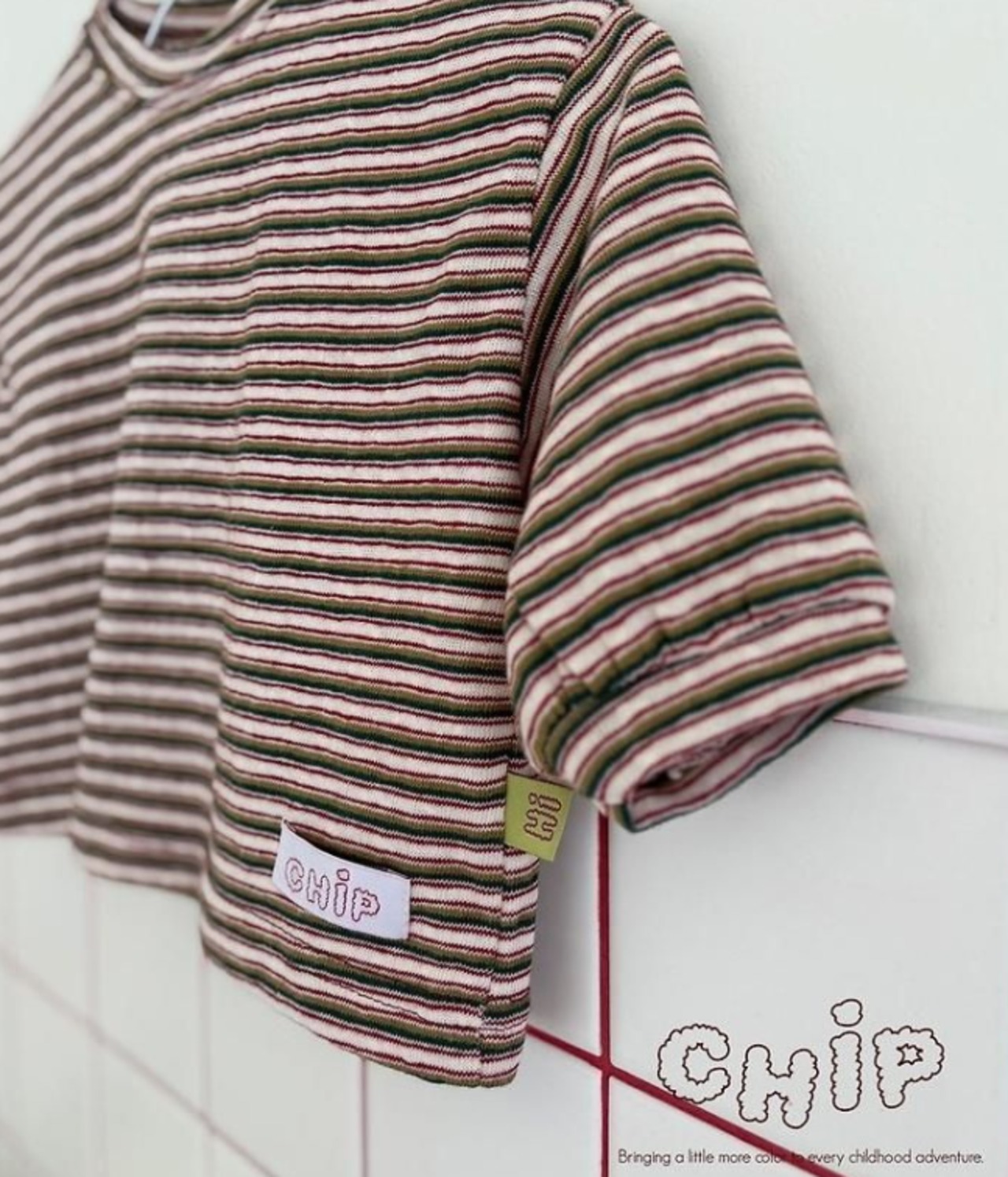 【取寄】CHIP ストライプT|秋服|韓国子供服|26/AT