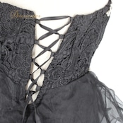 パーティドレス キャバドレス ナイトドレス ステージ衣装 dazzy queen クラブ カラオケ 発表会 演奏会 社交ダンス 黒 ブラック系 ビジュー ラインストーン 花柄 ゴージャス おしゃれ セクシー フォーマル ドレッシー 女性用 お出かけ 特別な日 ストレッチなし 胸パッド付き エレガント デザイン ドレスアップ 着回し 夜のイベント