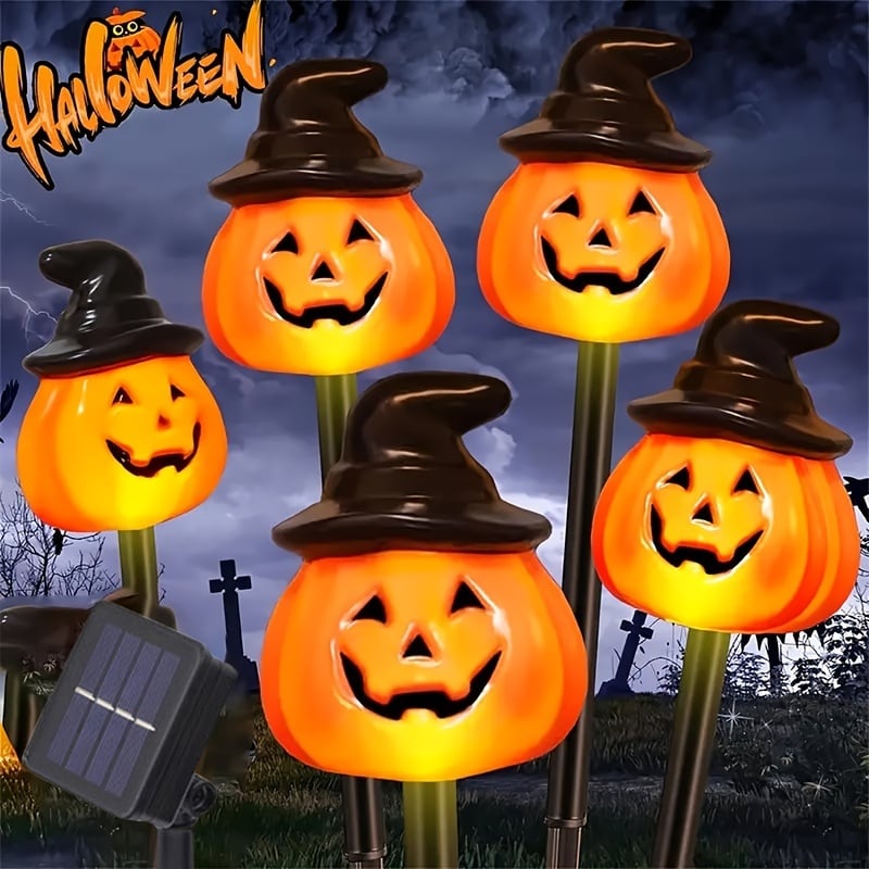 ガーデン ライト 5個セット ジャックオーランタン ハロウィン