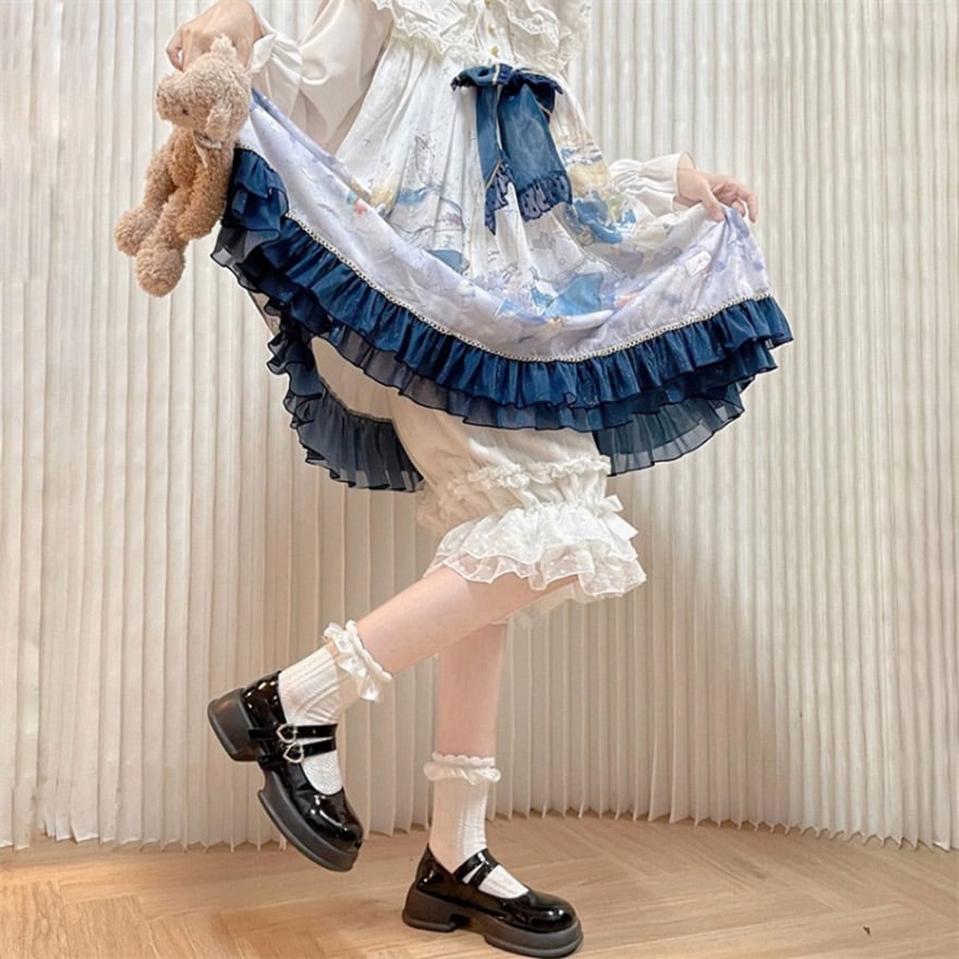 甘ロリ ドロワーズ 厚手レース 秋冬インナー向け｜WithU | ゴスロリ