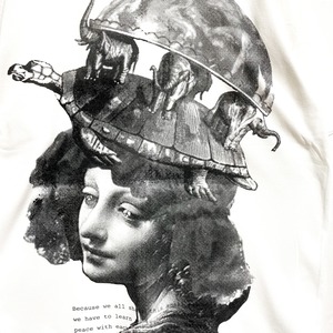 UNFINISHED world peaceTシャツWhite3