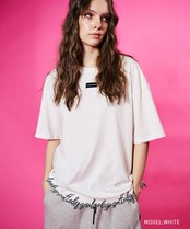 COOLAヴィンテージレースヘムTシャツ (WHITE)　CQ-48126