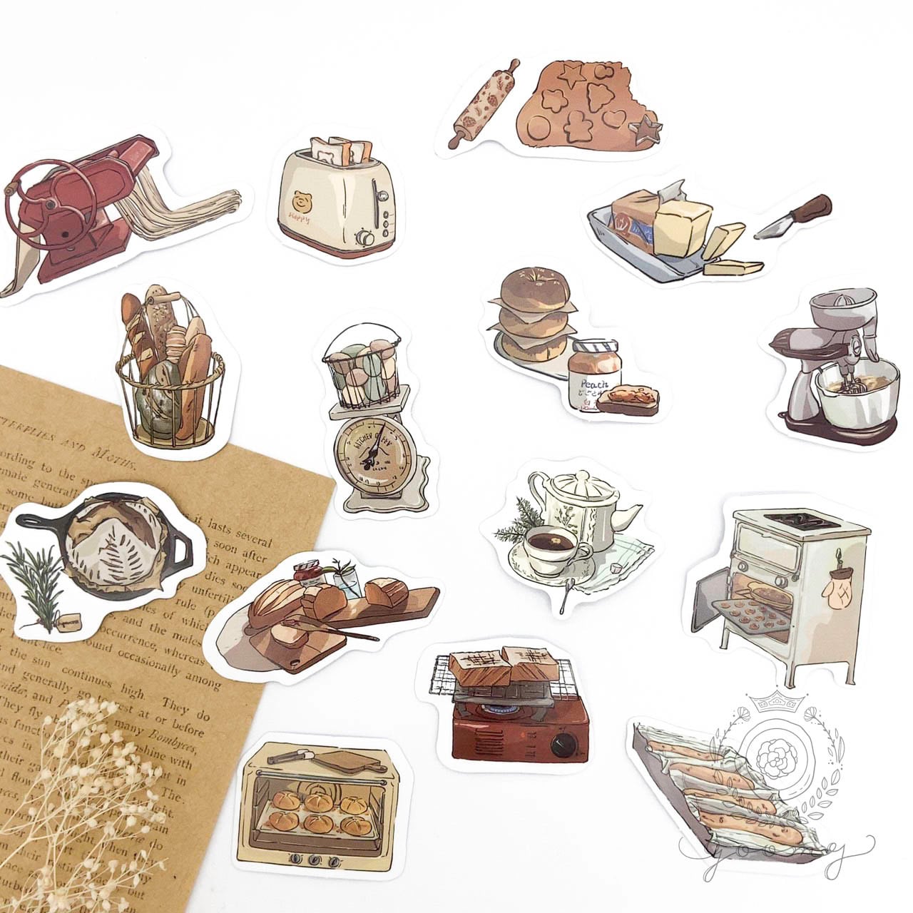 【再入荷】トラベルスケッチフレークシール 3<S306>