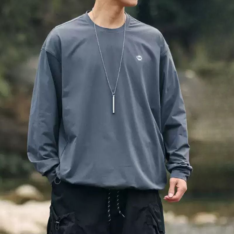 ドロップショルダー 長袖カットソー A19169