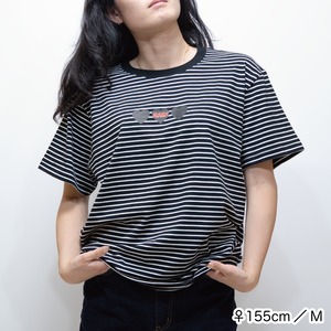 HOWDY Border TEE [ホワイト×ブラック]