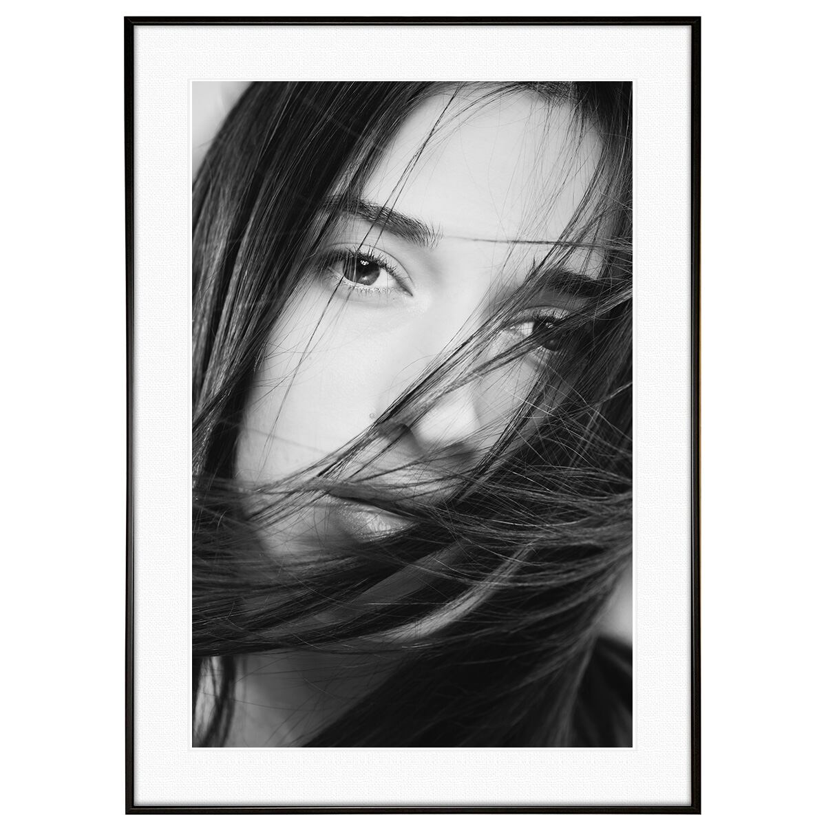 モノクロ ポートレートアートプリント‼️ 特大９０✖️７５‼️ モノクロ ポートレートアートプリント‼️ 特大90✖️75