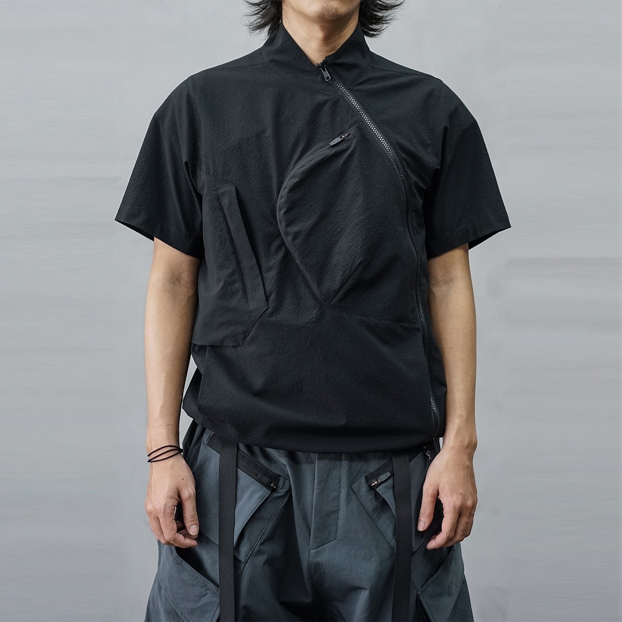 NOSUCISM 24SS アーバンコミューターフェンシングショートスリーブジャケット