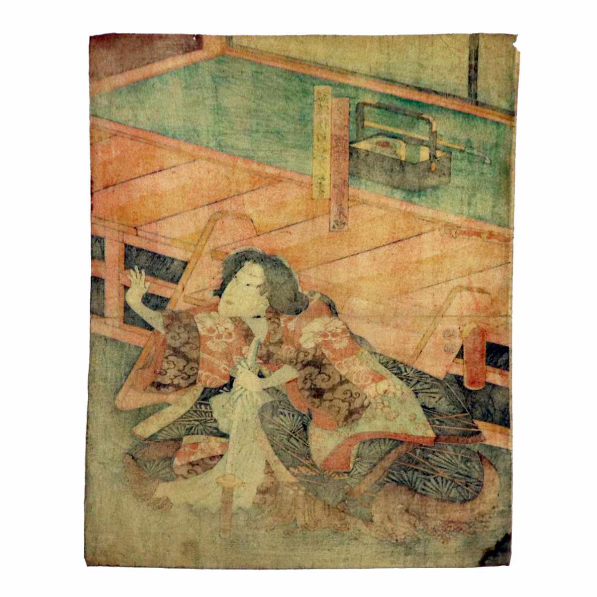 浮世絵・歌川豊国・美人画・女盗賊・自来也・No.200201-19・梱包サイズ