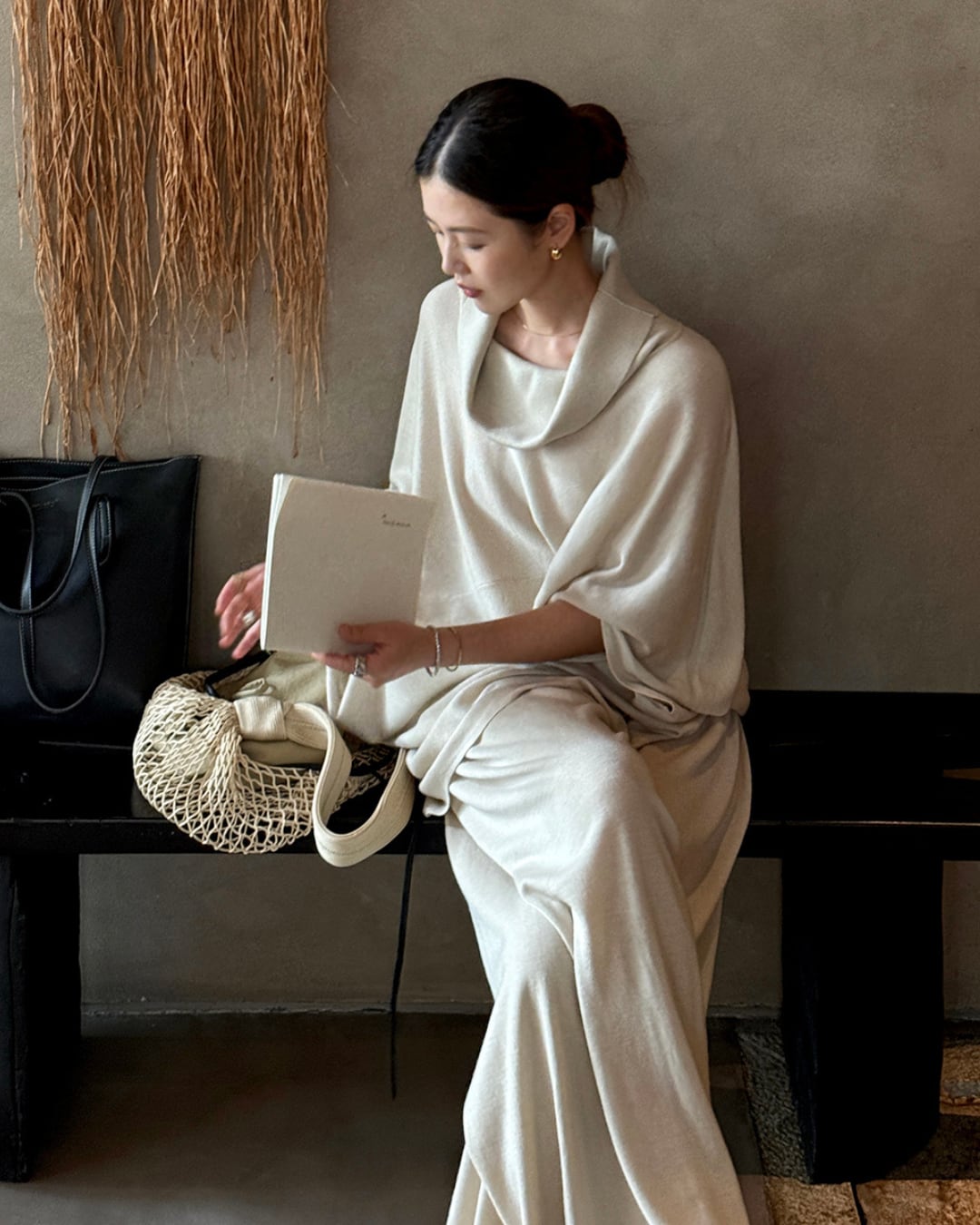 ドレープニットセットアップ A25021