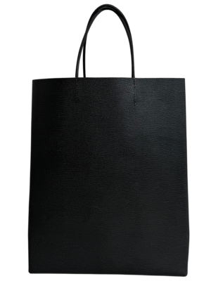 Paper Bag Leather -Heavy Black Style-