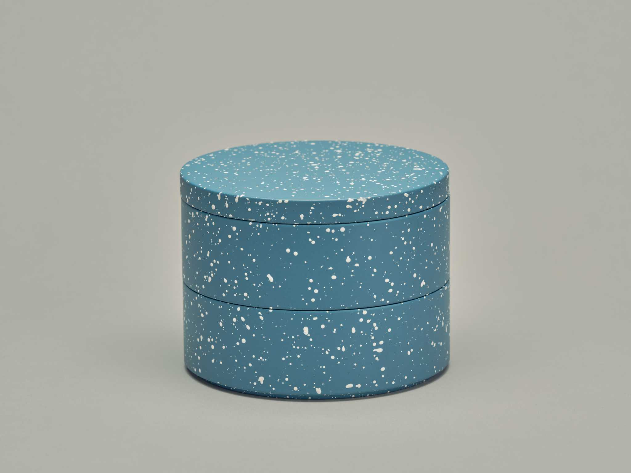 ボウル・2段セット 錆御納戸