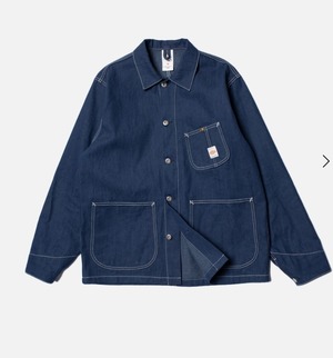 Nudie jeans ヌーディージーンズ  2023 summer collection Howie Chore Jacket Utility Denim カバーオール