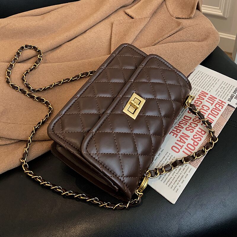 チェーン レッドスタイル スクウェア 手作りハンドバック12081645704