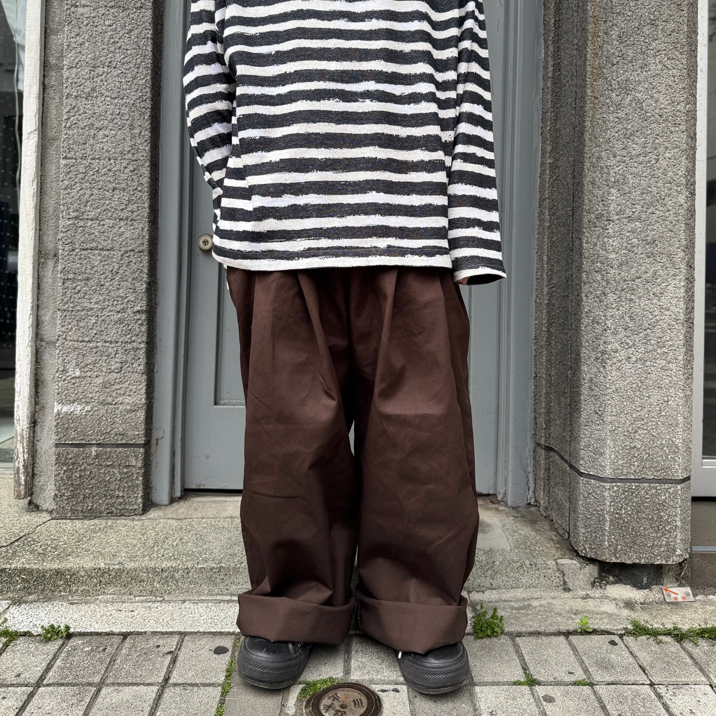 SHINYAKOZUKA / BAGGY WITH DICKIES(ISSUE#8) / BLACK | ふぁいん