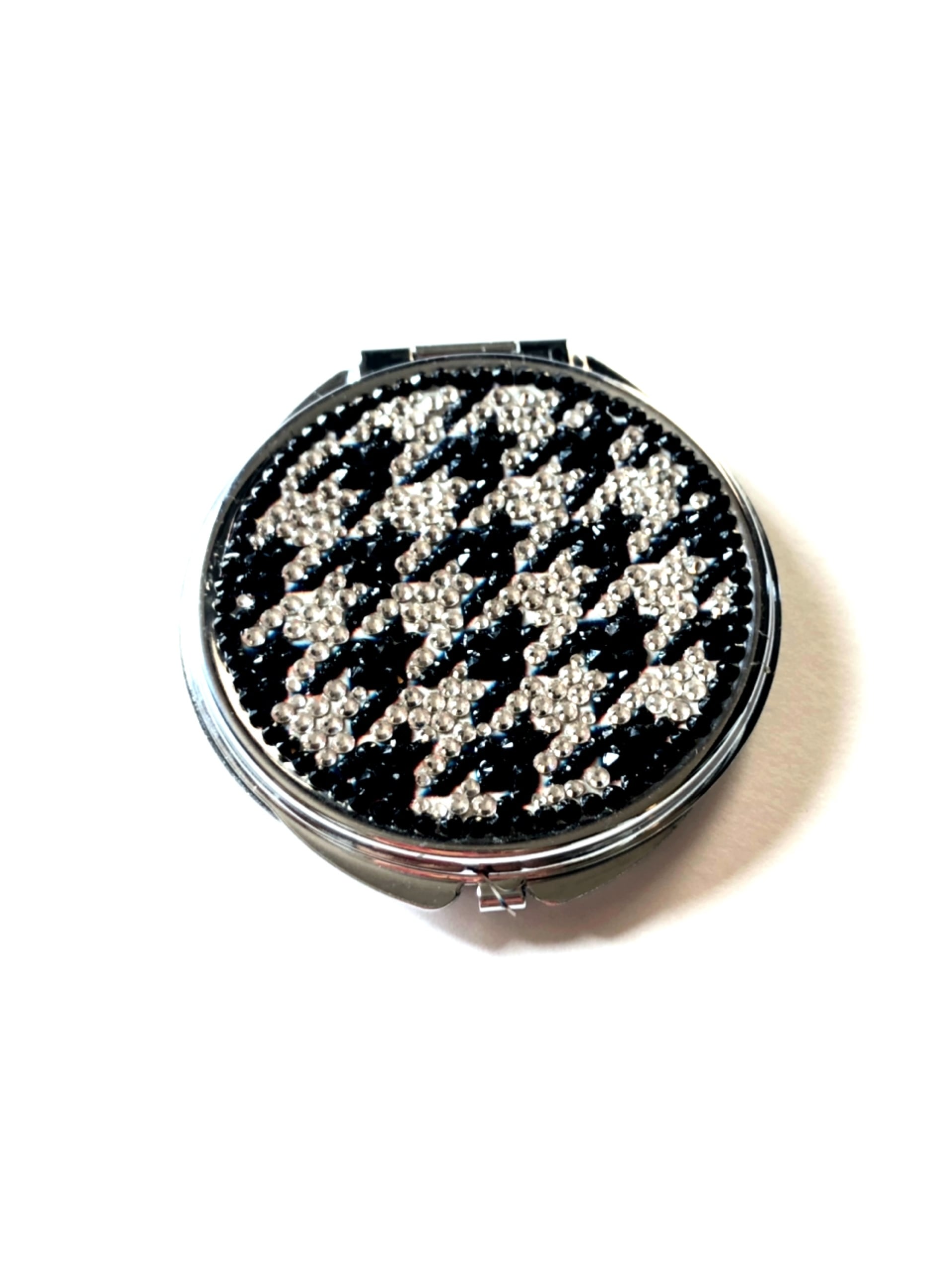 千鳥格子柄 コンパクトミラー | デコショップ ASUTOREIA