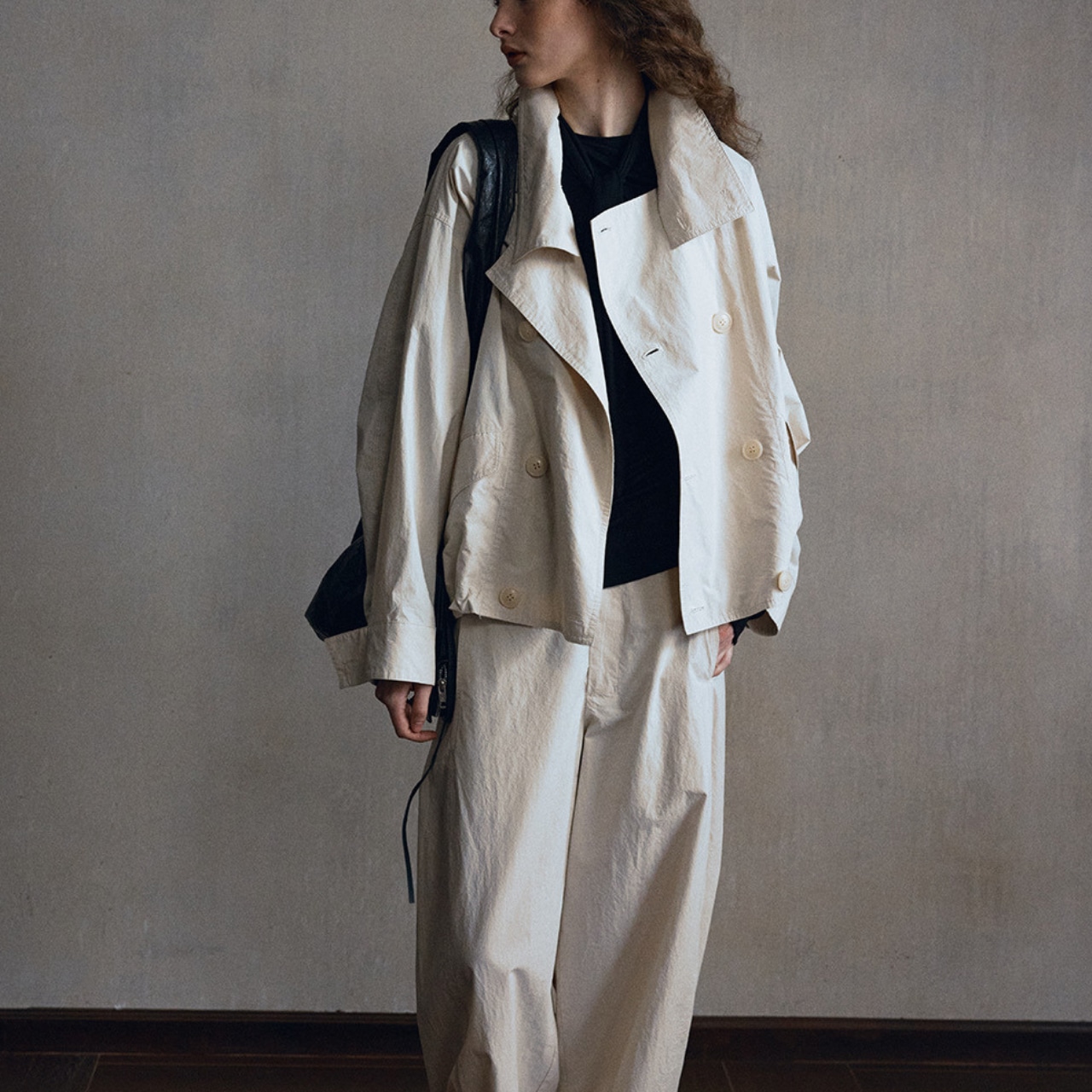 Drop Shoulder Shirt Jacket【3color】 T4359