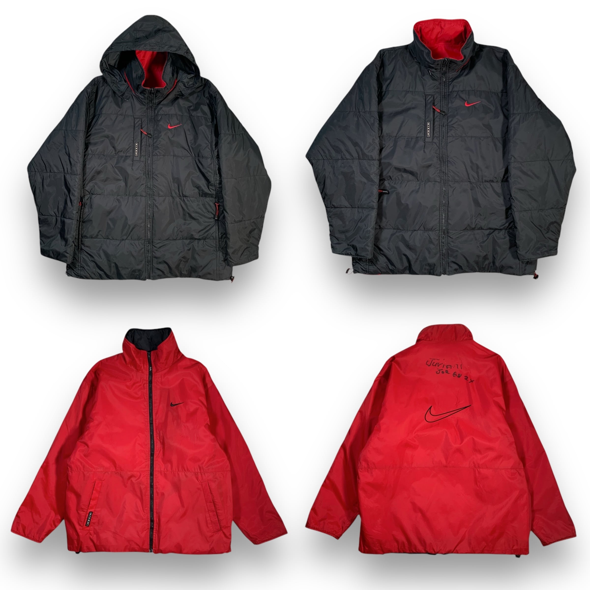 レッド M：patagonia パタゴニア ナイロン アノラック | Pay ID