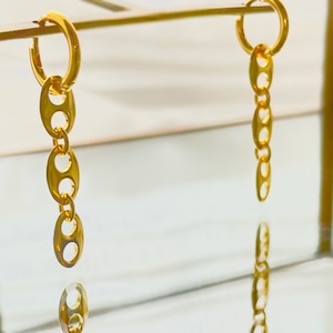 UCE-35G Anker Chain Earrings