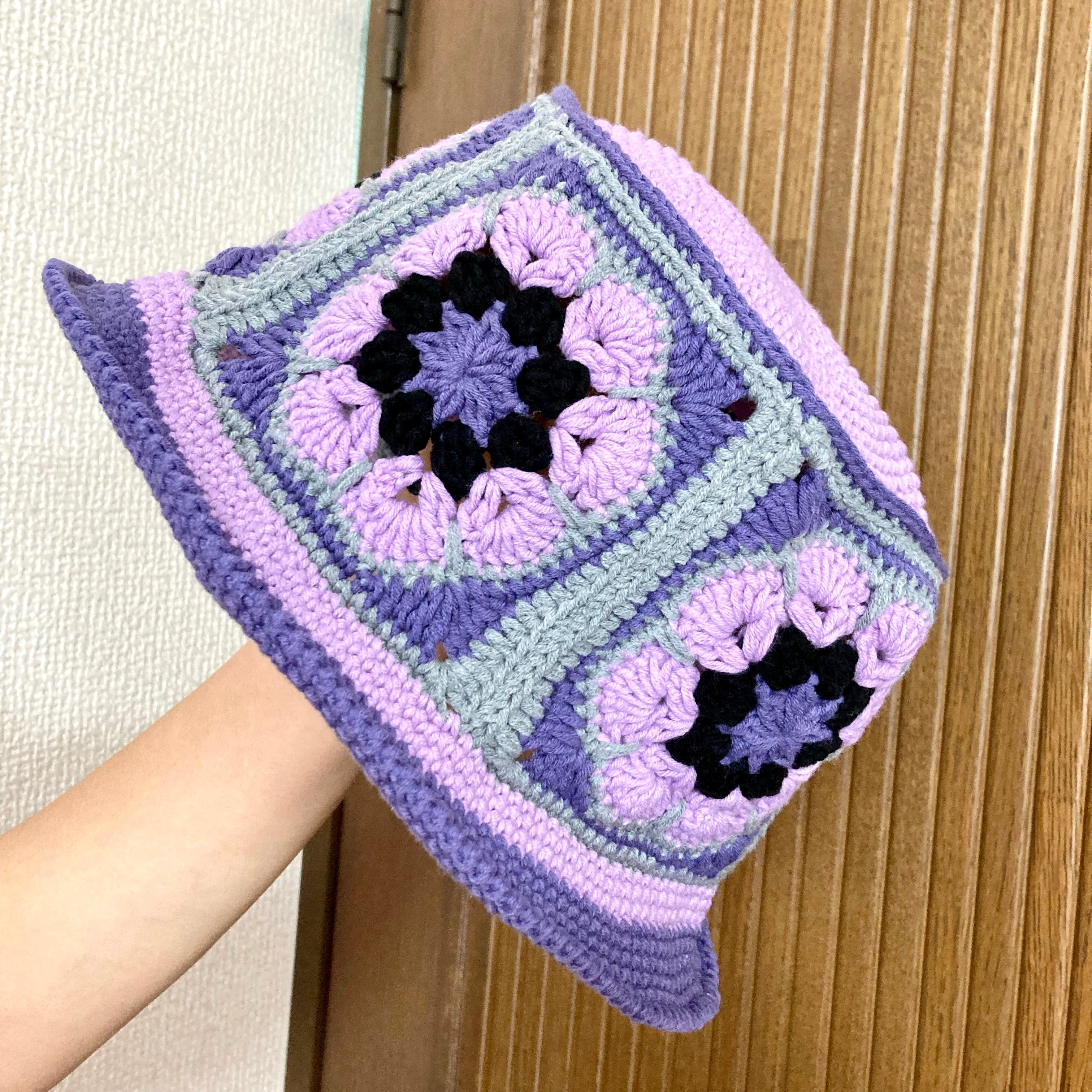 かぎ針編みキット アフリカンフラワーモチーフのハット | Knitting