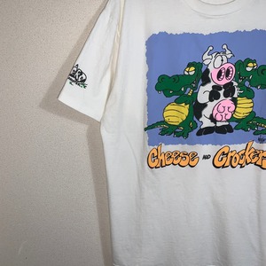【USED】90's vintage The Fairly OddParents Cheese & Crockers t shirt