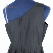 フラダンス 衣装 ワンピース ドレス ブラック系 アロハスタンダード 黒 無地 シンプル ALOHA STANDARDS 日本製 ハワイアン アロハ かわいい