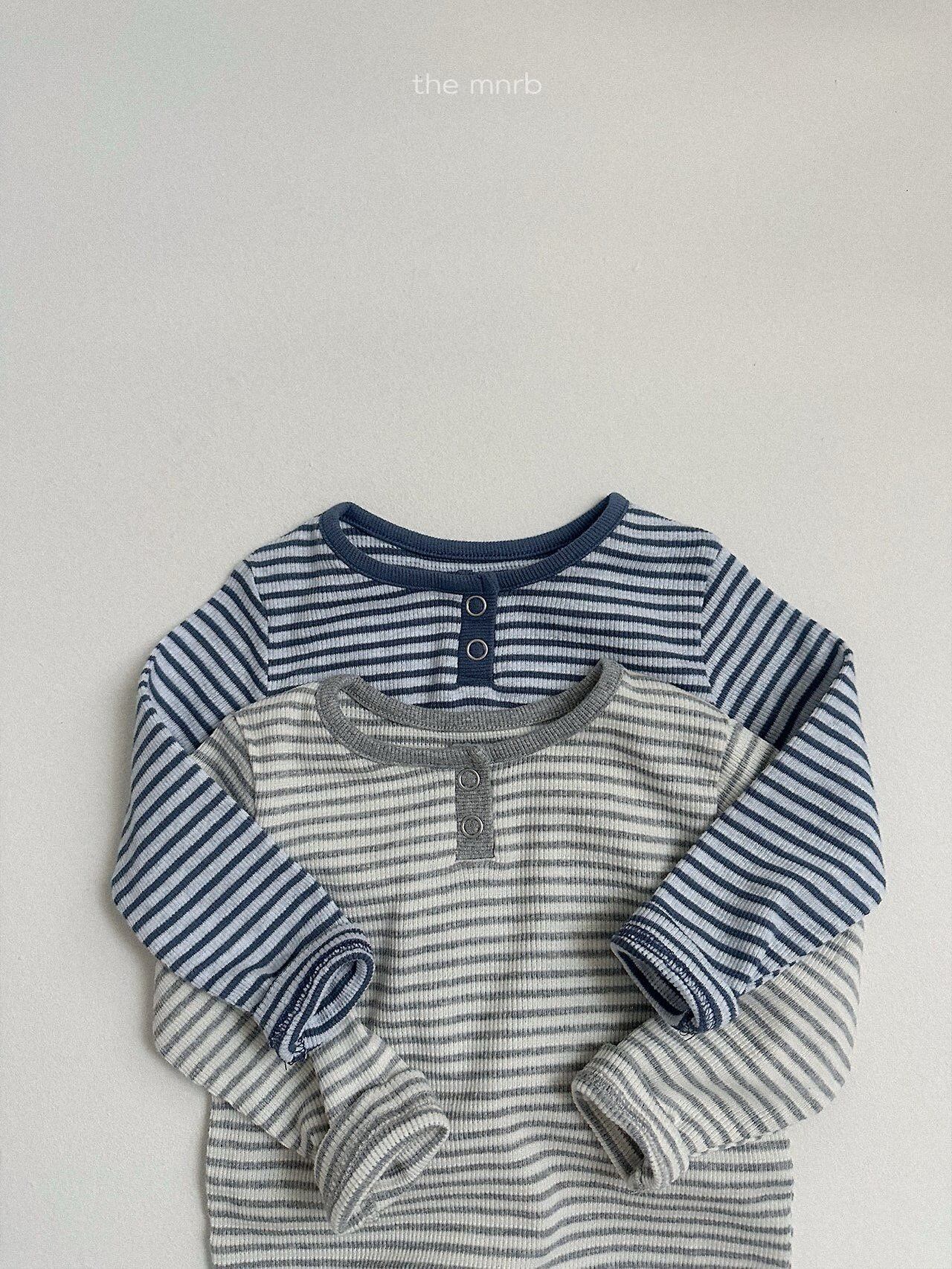 送料無料【予約】/ エディストライプTシャツ / minirobe