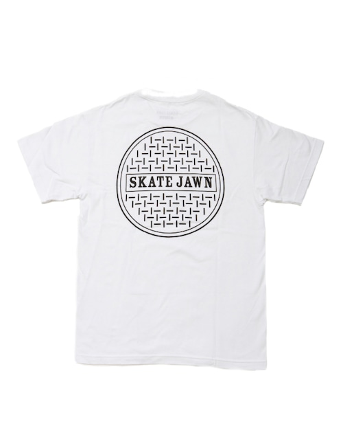 SKATEJAWN / Sewer tee white