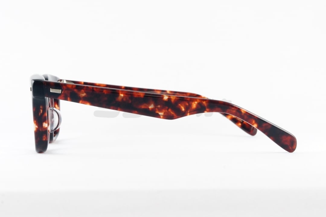 銘品晴夫作 ME-20 メガネ グレーササ CELLLOID ウェリントン ITLEROOF4NQ4 銘品晴夫作 メガネ 眼鏡 クラシック ウェリントン セルロイド メンズ