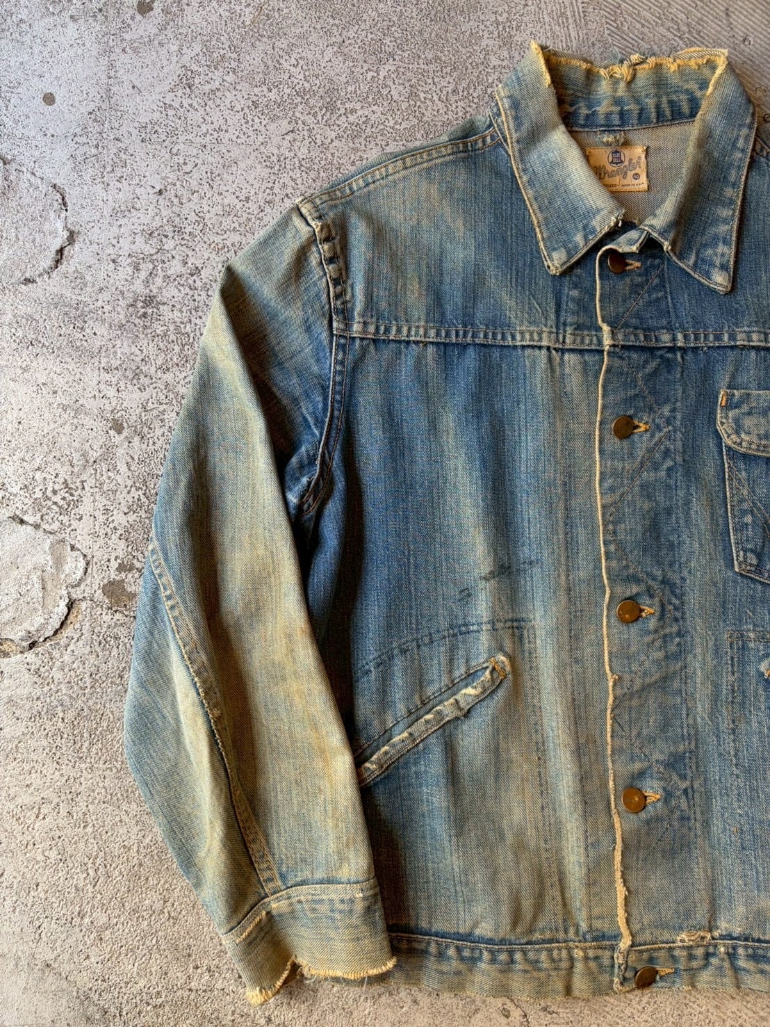 VINTAGE 60's WRANGLER 111MJ DENIM JACKET | vintage clothing twoface