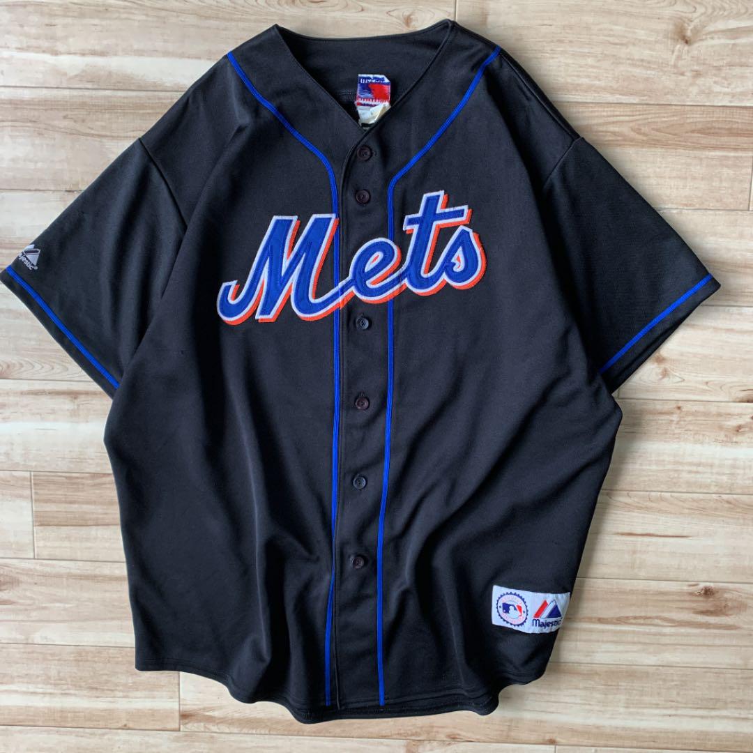 Majestic Mets メッツ ベースボールシャツ マジェスティック   古着屋