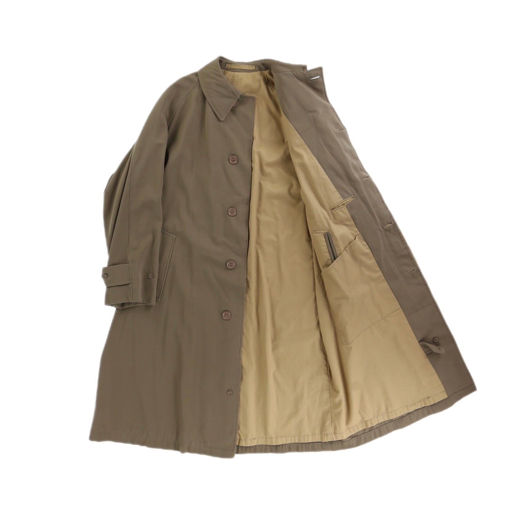 1960's vintage イギリス軍ウールギャバジンステンカラーコート 1960's vintage イギリス軍ウールギャバジンステンカラーコート