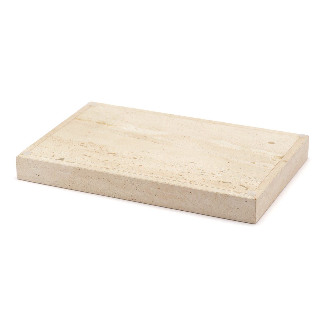 MARBLE TRAY - Roman Travertine × Large