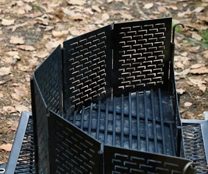 ロダン焚火台対応 炭床 ”Black ailes ブラックエール” （耐熱焼付塗装バージョン）