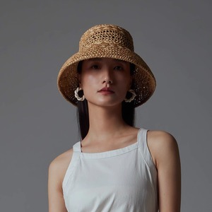 Breathable Straw Bucket Hat KRE2297