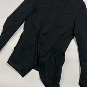 シルク混 イタリア製 LOST&FOUND ロストアンドファウンド RIA DUNN デザイン シャツ S/ブラック系 メンズ